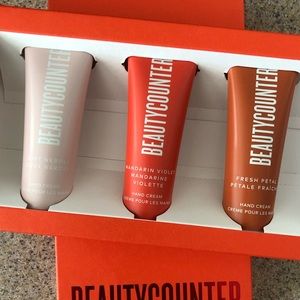 Beautycounter hand cream trio NEW